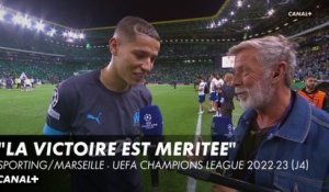 La réaction d'Amine Harit après son énorme match - Sporting / Marseille