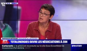 Nathalie Arthaud: "J'espère qu'on arrivera jusqu'à faire cette grève générale"