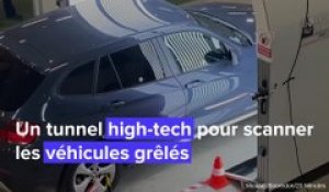 Grêle en Gironde : Un gigantesque centre de débosselage high-tech pour traiter les milliers de voitures endommagées