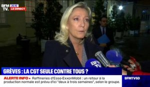 Marine Le Pen: "Vouloir à toute force mettre en œuvre la réforme des retraites m'apparaît déraisonnable"
