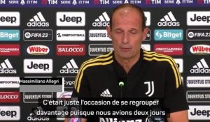 Juventus - Allegri : “La mise au vert n'était pas une punition”