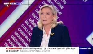 Marine Le Pen: "Depuis les gilets jaunes, on a mis le couvert sur la cocotte minute"