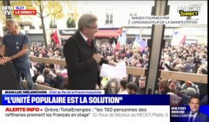 Jean-Luc Mélenchon appelle à une "grève générale" le 18 octobre
