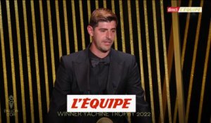 Thibaut Courtois honoré - Foot - Trophée Yachine