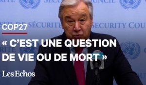 « Le monde ne peut pas attendre » : le cri d’alarme d’Antonio Guterres avant la Cop27