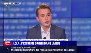 Pour Stanislas Rigault, "la seule récupération, c'est le silence de ceux qui ne veulent pas parler" du meurtre de Lola