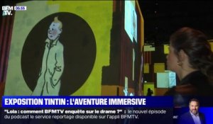 Une exposition immersive sur Tintin s'installe pour un mois à l’Atelier des Lumières à Paris