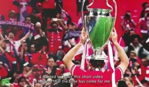 Football - Agé de 39 ans, l'international français Franck Ribéry annonce aujourd'hui dans une vidéo la fin de sa carrière - Regardez