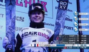Tess Ledeux remporte l'étape de big air à Coire - Ski freestyle - CM