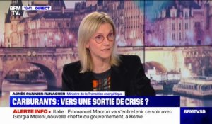 Carburants: Agnès Pannier-Runacher assure que le gouvernement "sera en appui" pour assurer un "approvisionnement fluide" à la Toussaint