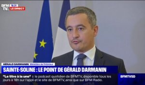 Sainte-Soline: Gérald Darmanin dénonce "des modes opératoires qui relèvent de l'écoterrorisme"