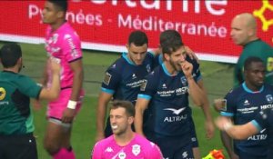 TOP 14 - Essai de Vincent RATTEZ (MHR) - Montpellier Hérault Rugby - Stade Français Paris - Saison 2022/2023