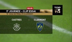 TOP 14 - Essai de pénalité (ASM) - Castres Olympique - ASM Clermont - Saison 2022/2023