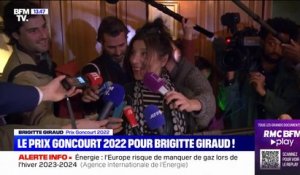 "Magnifique, inattendu, émouvant": Les premiers mots de la lauréate du Goncourt 2022, Brigitte Giraud