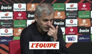 Genesio : « Je suis déçu par le jeu proposé ce soir » - Foot - C3 - Rennes