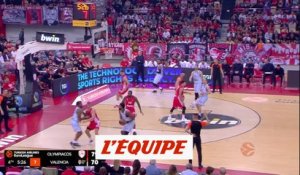 Le résumé d'Olympiakos - Valence - Basket - Euroligue (H)