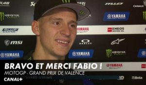 Fabio Quartararo a tout donné ! - Grand Prix de Valence - MotoGP