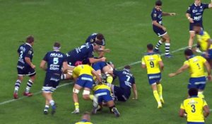 TOP 14 - Essai de Paul JEDRASIAK (ASM) - ASM Clermont - Aviron Bayonnais - Saison 2022:2023