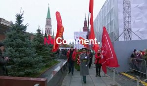 NoComment : en Russie, les communistes marquent le 105e anniversaire de la Révolution d'octobre