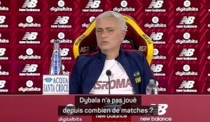 14e j. - Mourinho rappelle l'importance de Dybala