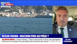 "Ce bateau aurait dû mettre le cap au Sud": Le sénateur, Stéphane Ravier réagit à l'arrivée de l'Ocean Viking à Toulon