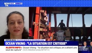 Sophie Beau, directrice générale de SOS Méditerranée, à propos de l'Ocean Viking: "Il devrait arriver demain matin proche de la France"