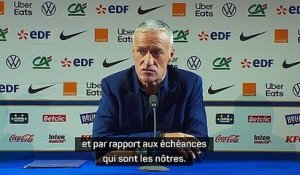 France - Deschamps : "Il n’y a pas d’inquiétude par rapport à la situation de Benzema"