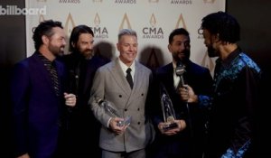Old Dominion Talk Winning Vocal Group Of The Year & Share Their Excitement For Jordan Davis' Big CMA Win | CMA Awards 2022