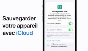 Sauvegarder iPhone avec iCloud Assistance