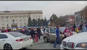 L'hymne ukrainien retentit dans Kherson libérée
