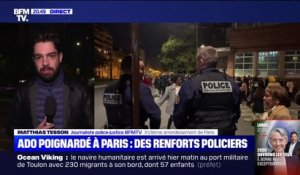Adolescent poignardé à Paris: des policiers mobilisés sur le terrain pour éviter des représailles