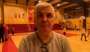 Interview maritima: Christophe Viudes après la victoire de Martigues Sport Basket contre Carmaux