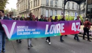 Marche pour le climat à Saint-Etienne en parallèle de la Cop 27