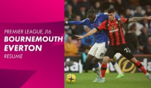 Le résumé de Bournemouth / Everton - Premier League 2022-23 (16ème journée)
