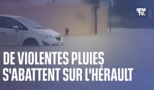 De violentes pluies s'abattent sur l'Hérault