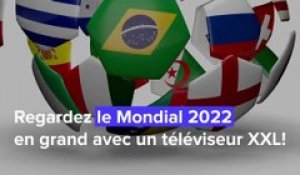 Quatre téléviseurs XXL pour faire entrer le ballon rond dans la lucarne