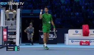 Masters - Djokovic bat Tsitsipas