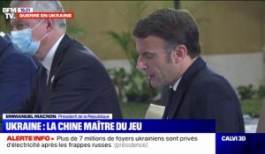 Guerre en Ukraine: Emmanuel Macron appelle à "unir nos forces" avec la Chine