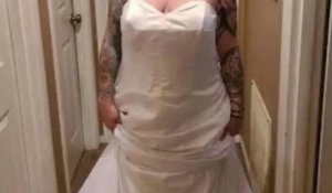 Elle commande une robe de mariée et reçoit une horreur. Regardez la réponse du magasin...