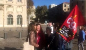 Marseille : manifestation contre la réforme de l'Éducation nationale dans la voie professionnelle