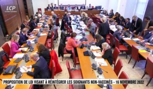 Séance publique à l'Assemblée nationale - Soignants non-vaccinés : proposition de loi pour les réintégrer
