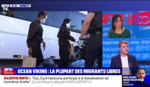 Louis Boyard, député insoumis du Val-de-Marne, à propos de l'Ocean Viking: "Il y a une crise de l'accueil car la loi est mal faite"