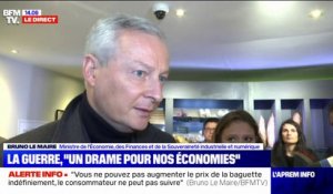 Bruno Le Maire: "La guerre en Ukraine est avant tout un drame humain, mais elle est aussi un drame économique pour nous tous"