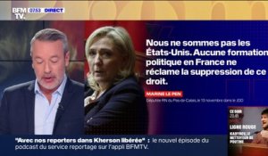 IVG dans la Constitution: le "coup tactique" de Marine Le Pen