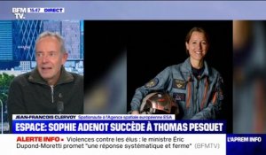 La nouvelle astronaute française Sophie Adenot "a plus de qualifications que nécessaire" selon le spationaute Jean-François Clervoy