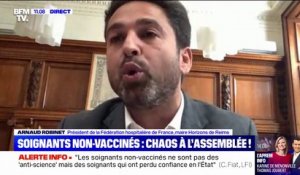 Arnaud Robinet, président de la FHF: "La Fédération hospitalière de France estime que la réintégration des soignants non-vaccinés n'est pas à l'ordre du jour"
