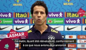 Brésil - Le médecin de la Seleção annonce les forfaits de Neymar et Danilo face à la Suisse