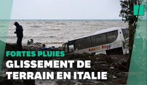 Les images impressionnantes du glissement de terrain en Italie