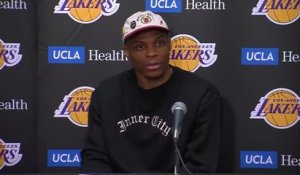 Lakers - Westbrook : "Je ne sais pas comment j'ai reçu ce coup"