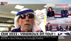 L'improbable duplex de Jacques Vendroux habillé en qatari depuis un kebab pour CNews